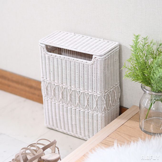 楽天市場】【最大6,000円クーポン配布中】籐家具 雑貨 ごみ箱 ゴミ箱