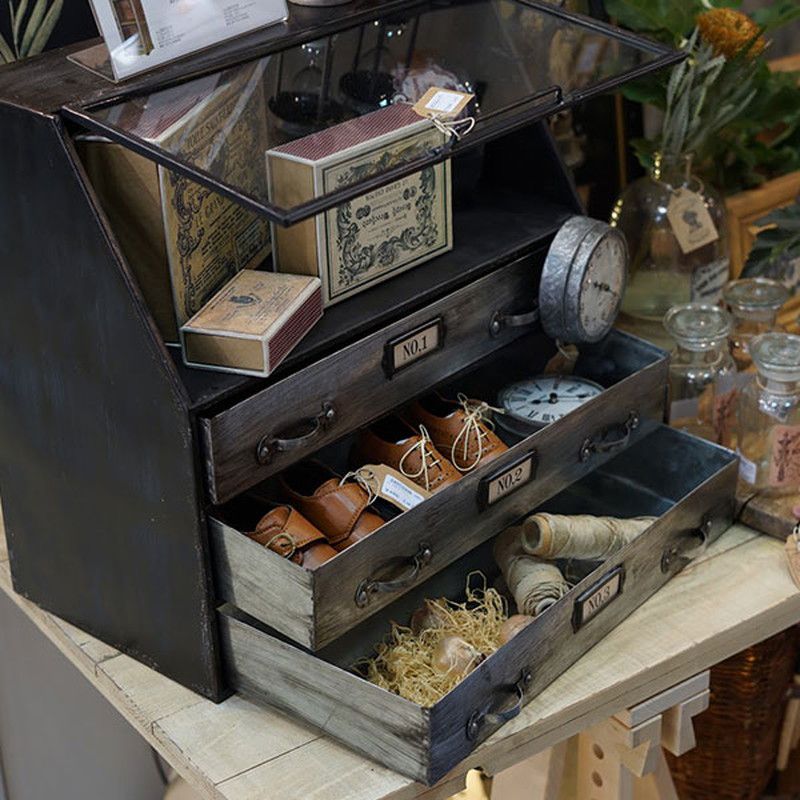 楽天市場】【最大6,000円クーポン配布中】ガラスキャビネット 引き出し