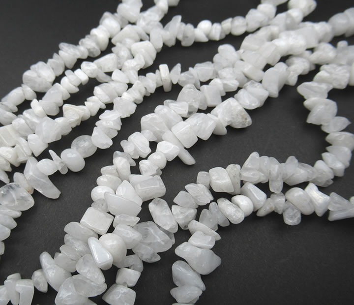 楽天市場】アゾゼオ ホワイトアゼツライトさざれブレスレット H&E社