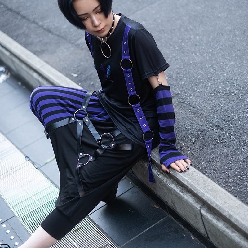 玲音 様 bajra バジュラ サルエルデニムパンツ ドローストリング 玲音