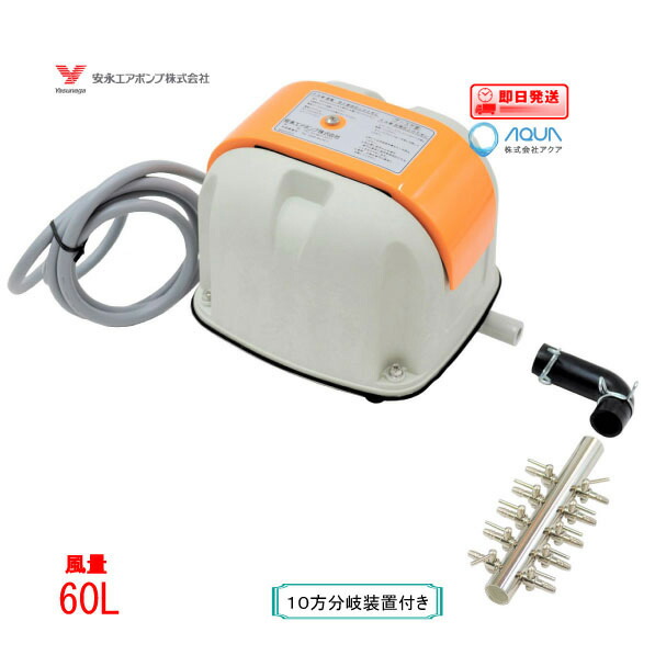 楽天市場】エアーポンプ AP-60F（10方分岐装置付き）後継機種の