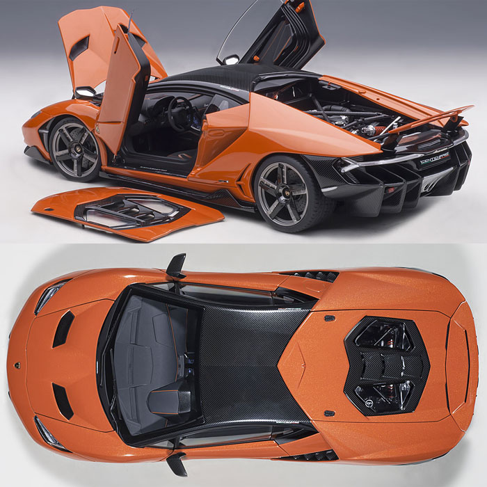 ランボルギーニ オレンジ ミニカー 1/18 (AUTO ART) Amazon | オート