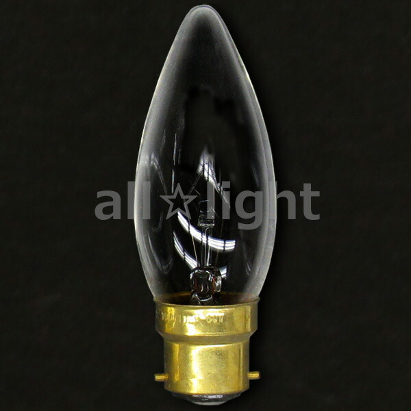 楽天市場】アサヒ シャンデリア電球（海外口金） B22D口金