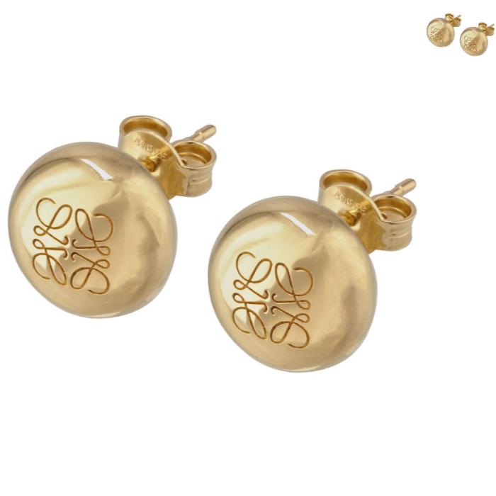 楽天市場】ロエベ LOEWE ピアス アナグラム ペブル スタッドピアス