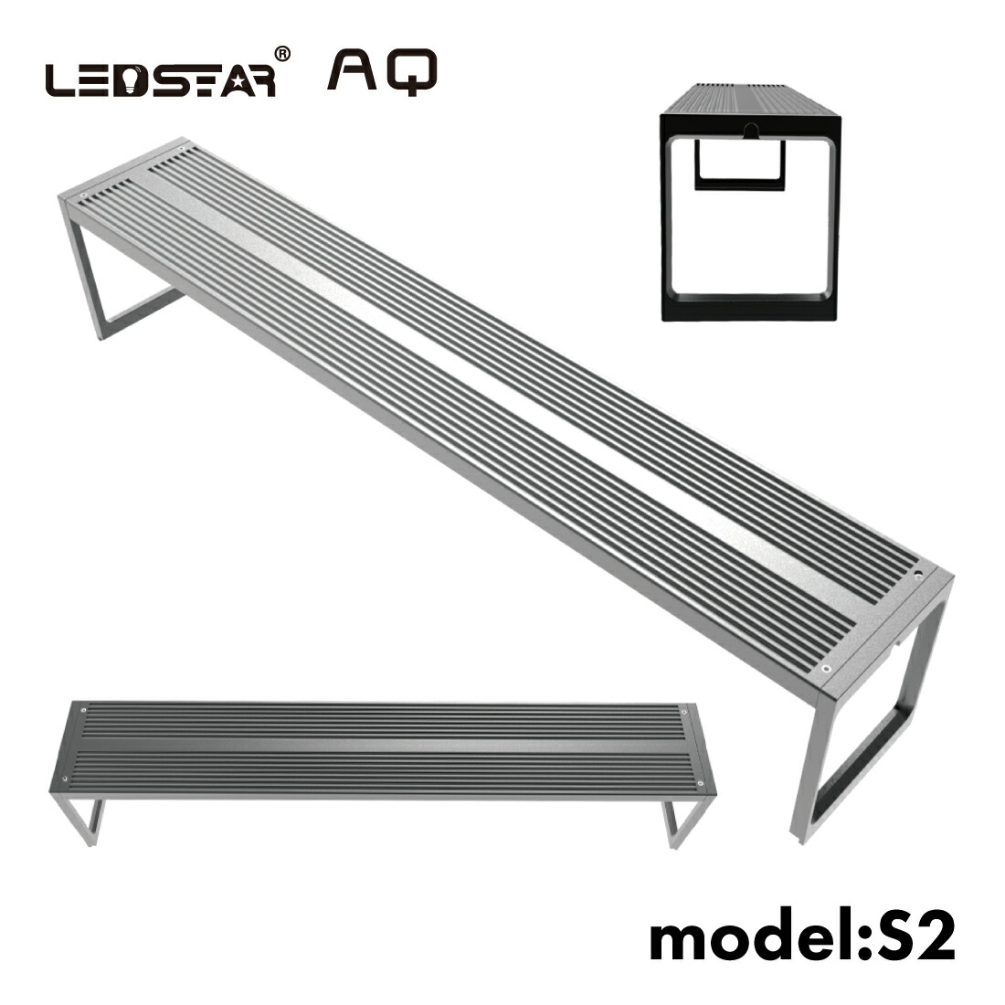 楽天市場】LEDSTAR モデルS2 AQ-S 水槽 LEDライト 防水 PSE認証 技適