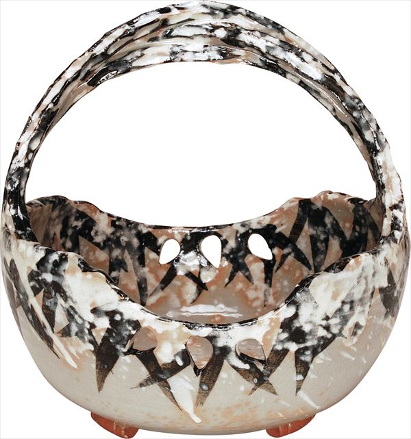 楽天市場】手鉢 乾山写 雪笹 太仙窯（化粧箱） : 茶道具商 左座園