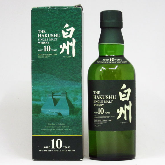 SUNTORY 白州 10年 180ml 40% 初代 サントリー ウイスキー ホワイト