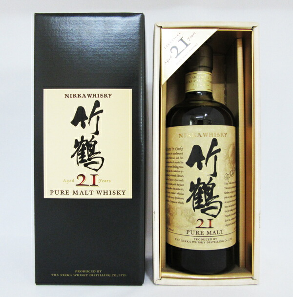 未開栓 【YH-1387】未開栓 NIKKA ニッカ 竹鶴 21年 700ml 43% ピュアモルト
