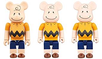 楽天市場】チャーリーブラウン ベアブリック 100% 400% 1000% 3体