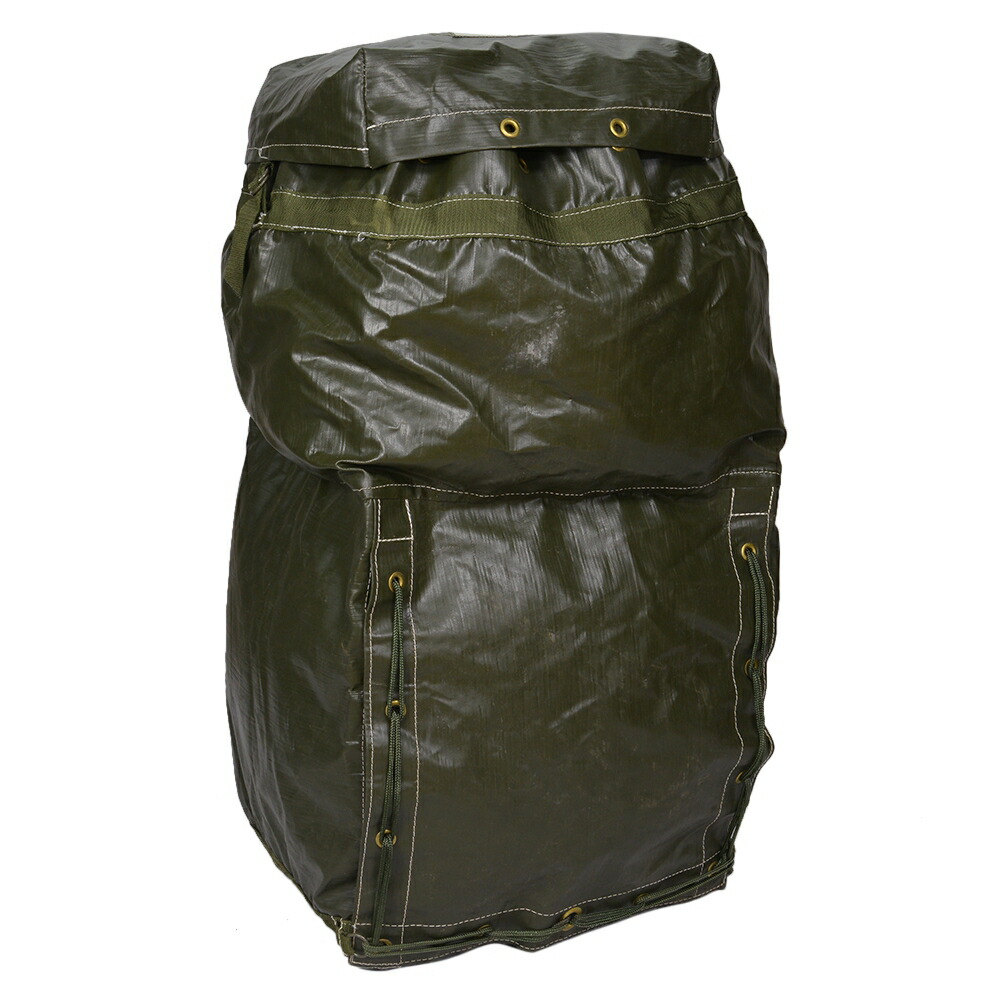 楽天市場】チェコ軍放出品 PVC ダッフルバッグ 大容量95L オリーブ