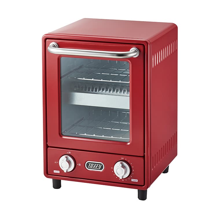 新品未使用】Toffy オーブントースター アンティークレッド 2段式