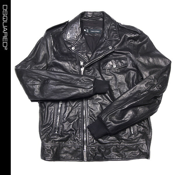 DSQUARED2 ダブルライダースジャケット サイズ50
