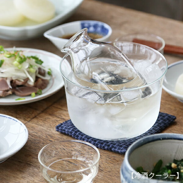 楽天市場】TG(ティージー) 酒器セット 270ml 2客 耐熱ガラス 冷酒 1合