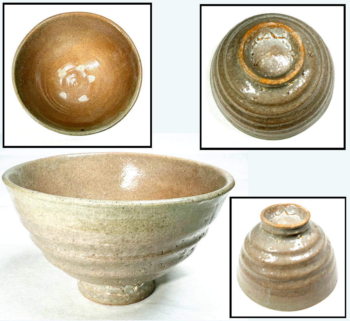 江戸 幕末時代 高麗砂茶碗 李朝 美術 骨董 古唐津 井戸茶碗 古玩