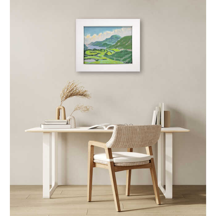 小島真佐吉 月夜 油絵 額入り 小島真佐吉 月夜 油絵 額入り