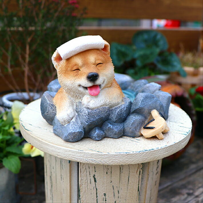 楽天市場】【お買い物マラソン・ポイント5倍・あす楽】オブジェ 柴犬