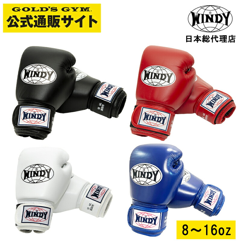 本革製WINDYボクシンググローブ 8oz 濃いグレー キックボクシング NP