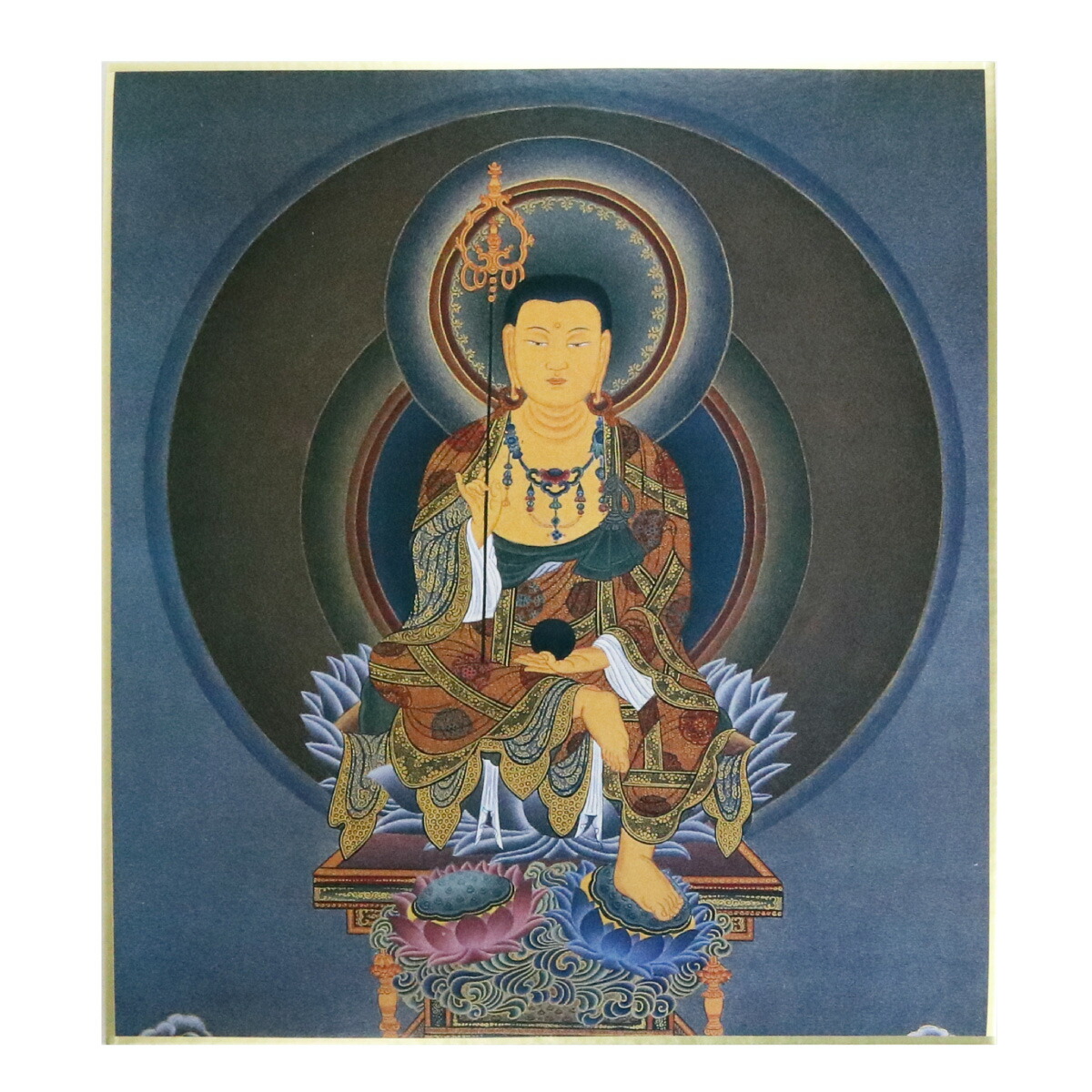 楽天市場】仏画色紙 地蔵菩薩 送料無料 送料込み （※送料無料はメール