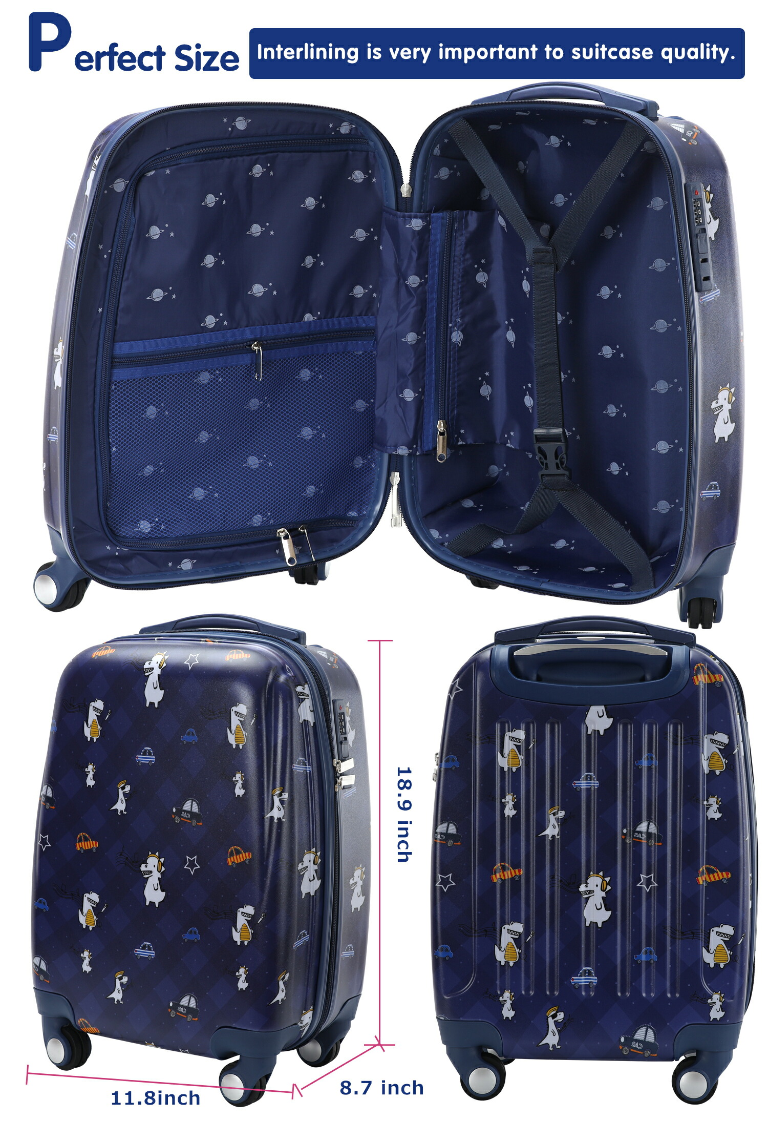 GA デルガ キャリーバッグ フルレザー機内持ちこみ可能 4輪