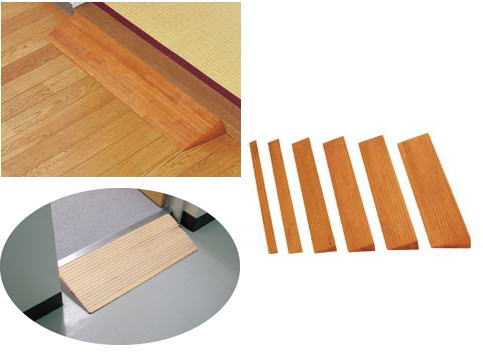 楽天市場】段差解消スロープ 木製（室内用スロープ｜移動・歩行支援