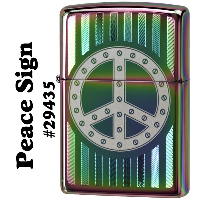 楽天市場】zippo ジッポーライター Peace Sign （ピースサイン）Rivet
