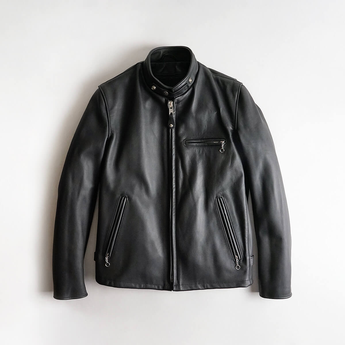 米国製】Schott レザー ライダースジャケット 38 ライナー付 本革
