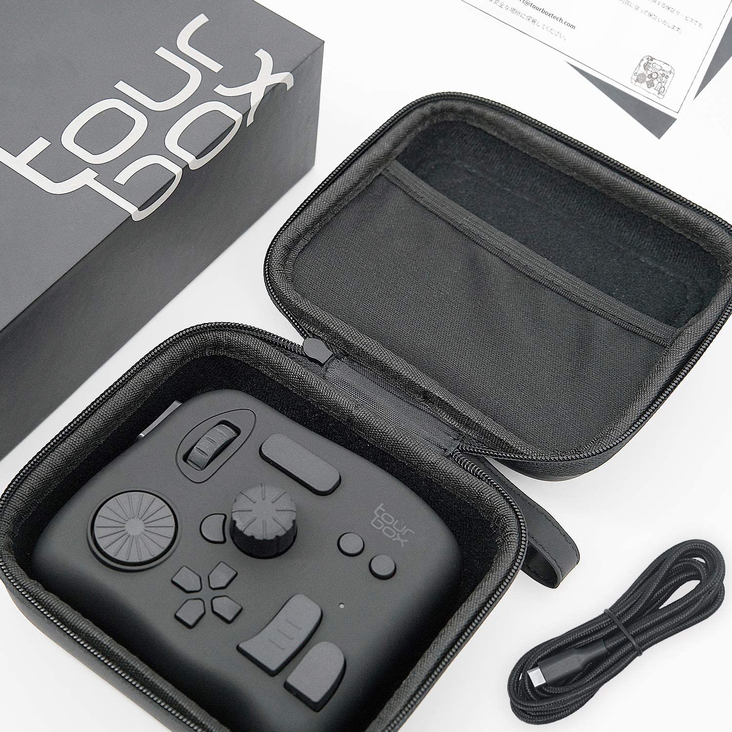 TourBox Elite コントローラー トランスルーセント 専用ケース付 楽天