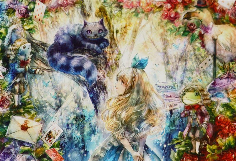 おにねこ1000ピースパズル『マリンアリス』完成品 おにねこ1000ピース