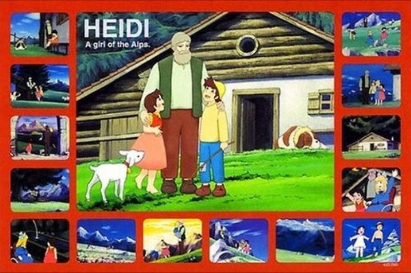 楽天市場】1000ピースジグソーパズル アルプスの少女ハイジ ハイジ