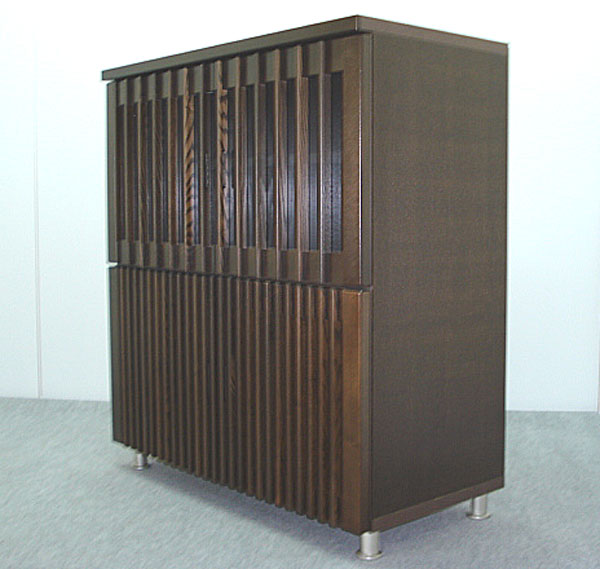 楽天市場】キャビネット ダークブラウンの通販
