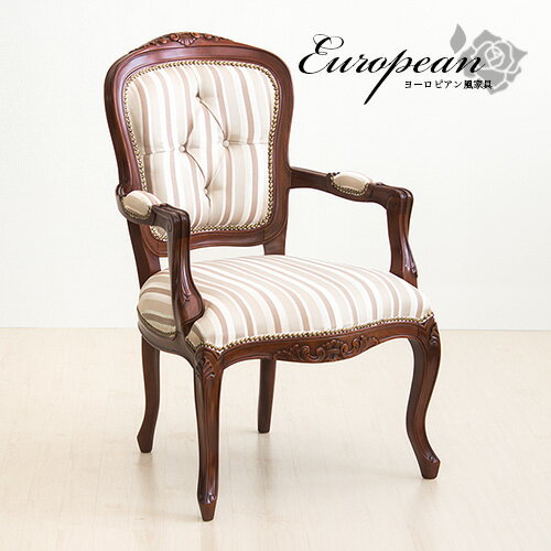 楽天市場】アンティーク調チェア 椅子 茶ブラウン 木製 ダイニング