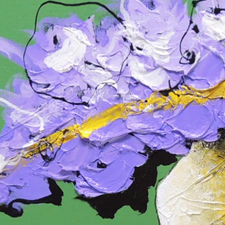 楽天市場】絵画 油絵 紫の花 (西原正一) 送料無料 【肉筆】【油絵