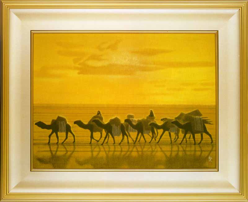 楽天市場】平山郁夫 絵画 流沙浄土変 送料無料 【複製】【美術印刷