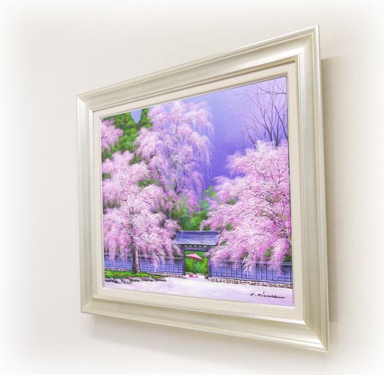 楽天市場】絵画 油絵 角館の桜 F20号 （木村由記夫） 送料無料 【肉筆