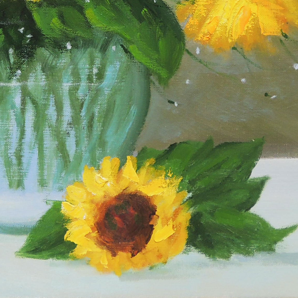 楽天市場】絵画 油絵 ひまわり F20号 （堀哲夫） 送料無料 【肉筆