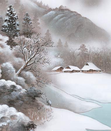 楽天市場】掛け軸 厳岳深閑 (田口紅洋) 送料無料 掛軸 : 掛け軸・絵画