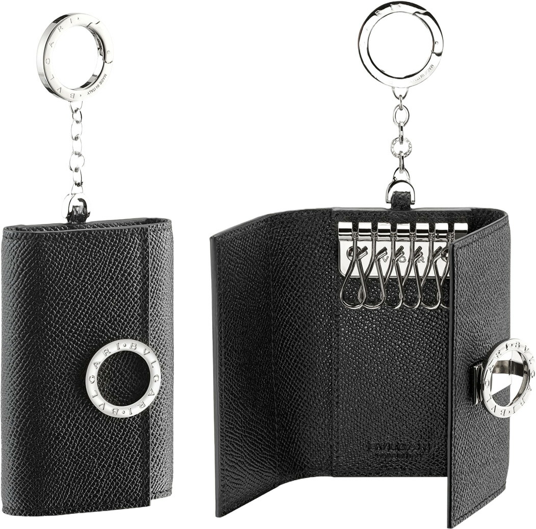BVLGARI ブラック キーケース ブルガリ BVLGARI キーケース メンズ