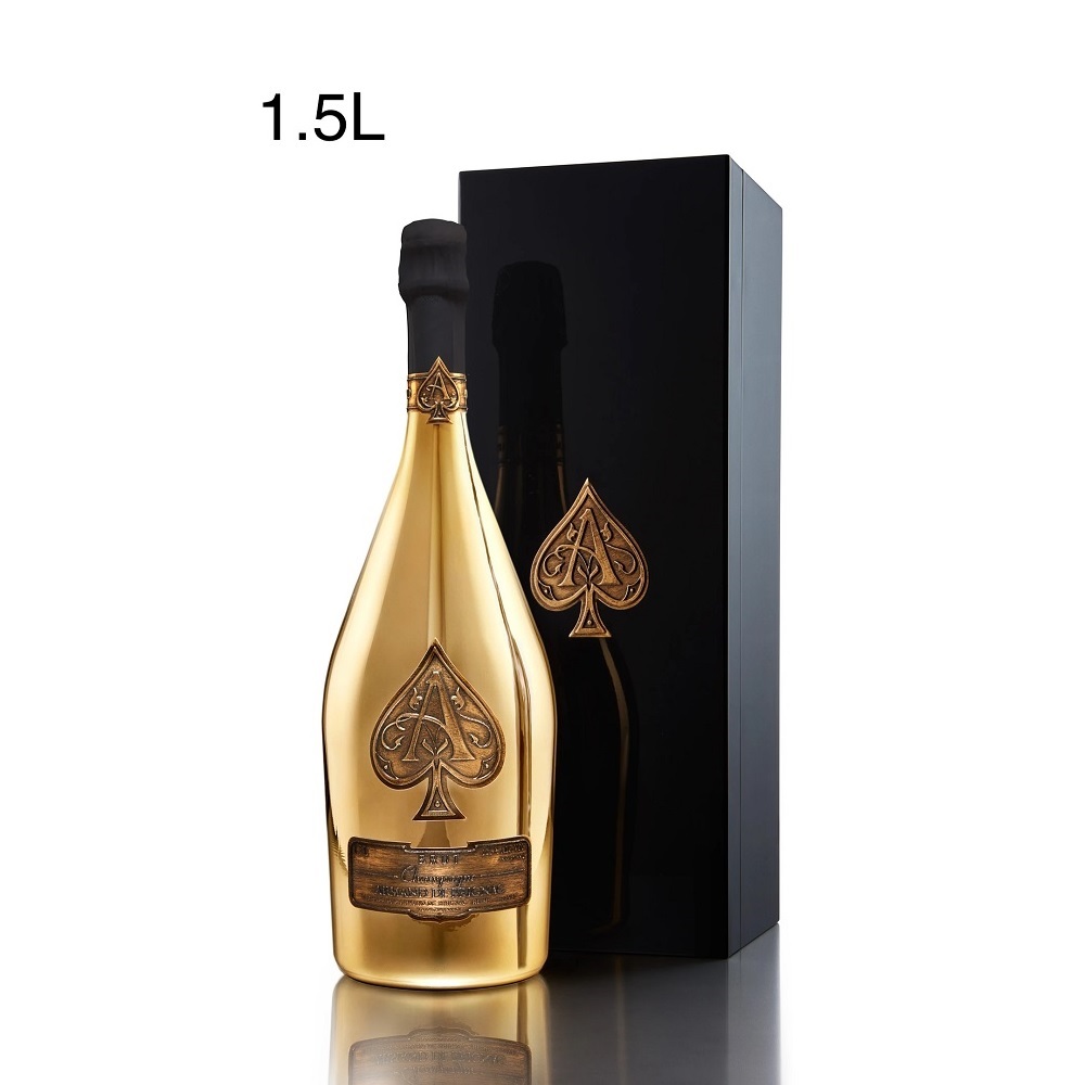 楽天市場】アルマンドブリニャック・ゴールド 1500ml マグナムボトル