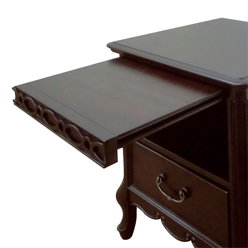 楽天市場】東海家具フルール Fleur DM ナイトテーブル コンセント付 開