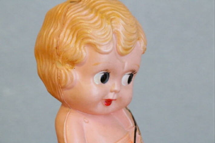 楽天市場】アンティーク バイオリンを弾く乙女 ／セルロイド人形