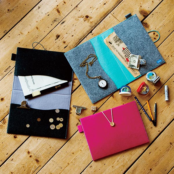 楽天市場】ファイルケース A4 フェルト ドキュメントケース 書類ケース