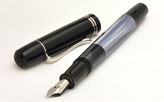 楽天市場】万年筆 ペリカン 特別生産品 M101N グレー/ブルー PELIKAN
