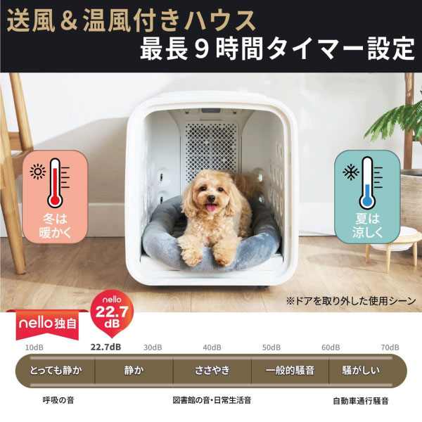 楽天市場】ペット用 ドライヤー ボックス nello ペットドライルーム