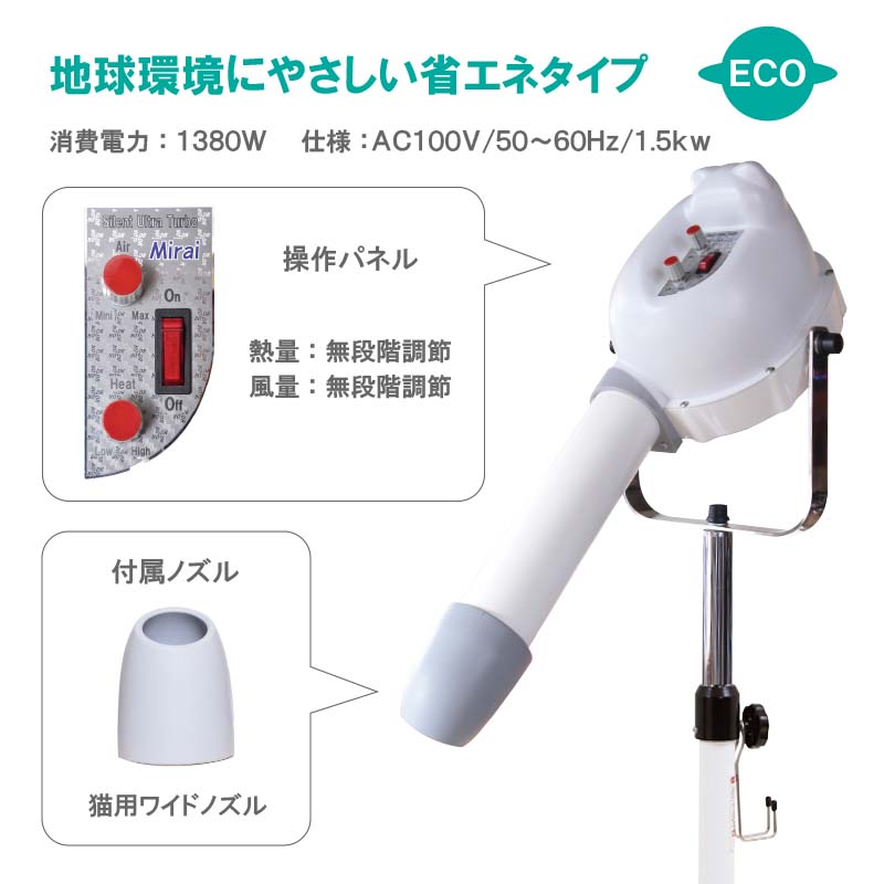 楽天市場】【送料無料】【プロ仕様】ペット スタンドドライヤー