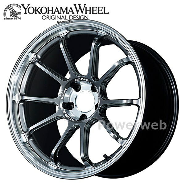 楽天市場】ADVAN Racing RZ-DF2 19インチ 8.5J PCD:112 穴数:5 inset
