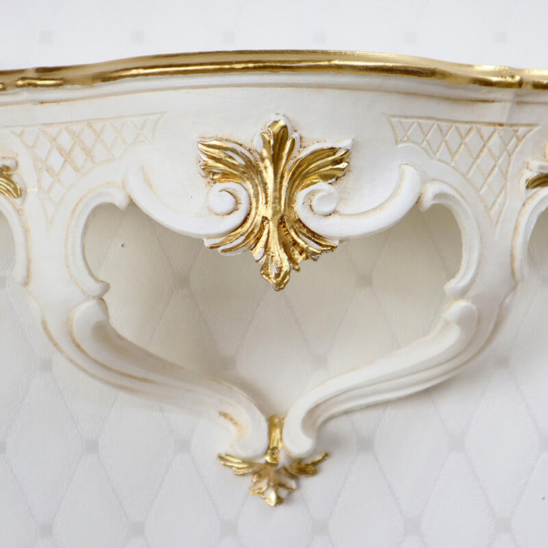 天使のコンソール 彫刻 ウォールシェルフ 家具部品 装飾 サルベージ