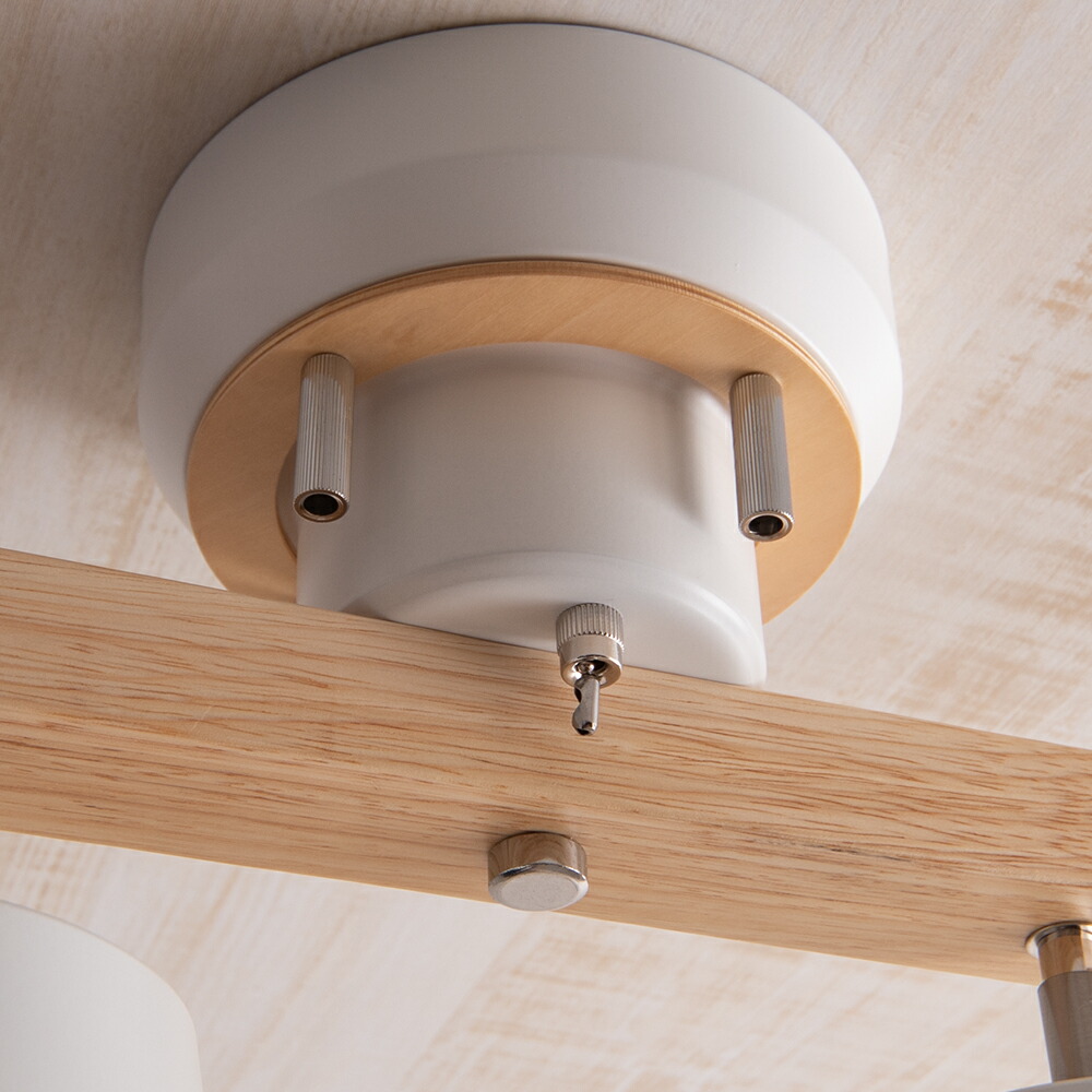 楽天市場】シーリングライト 4灯 リモコン付き スポットライト