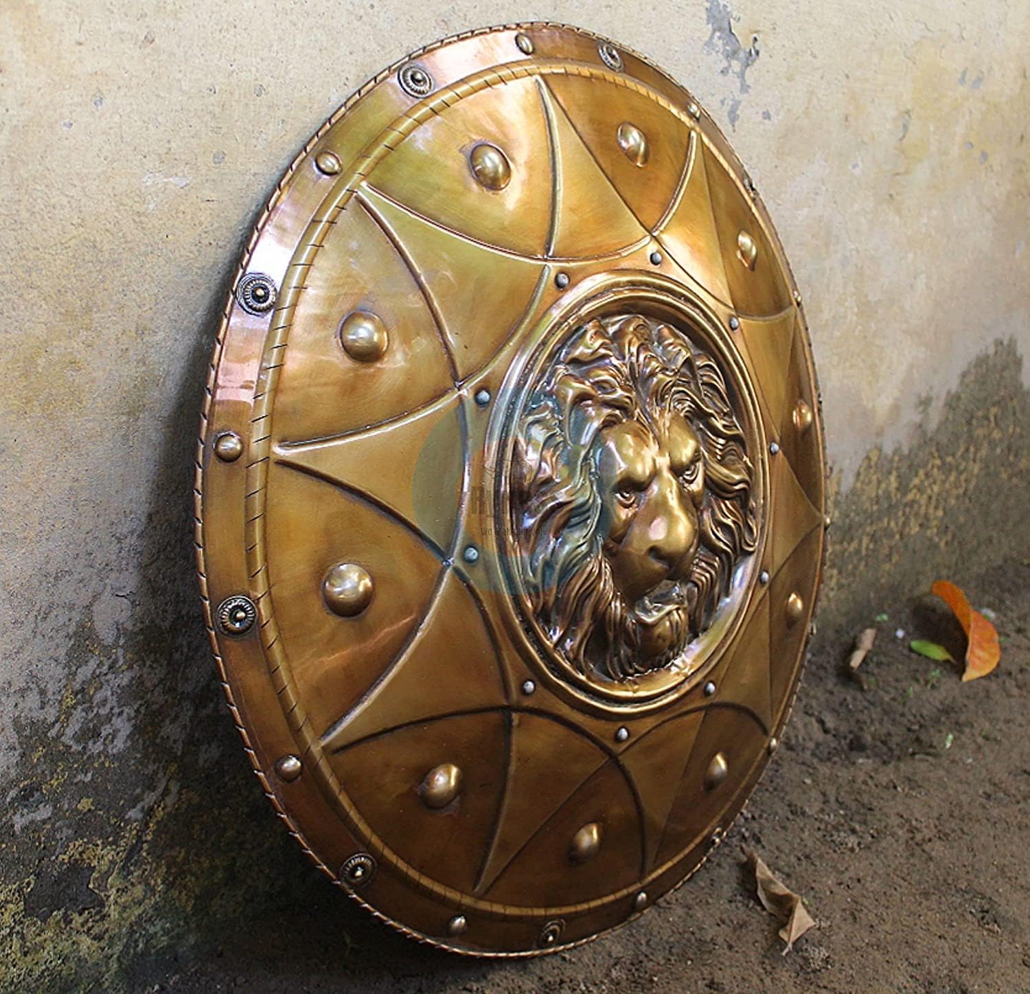 楽天市場】トロイ戦争 ライオンの飾りを付けた古代ギリシャのシールド