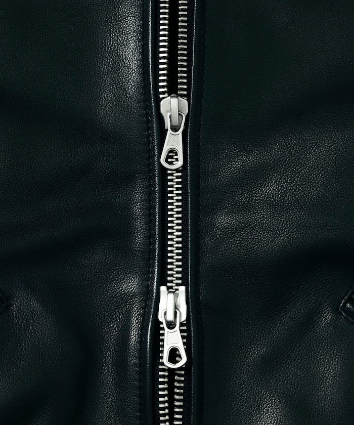 FREAK'S STORE｜Calf Leather ミニマル シングル ライダースジャケット