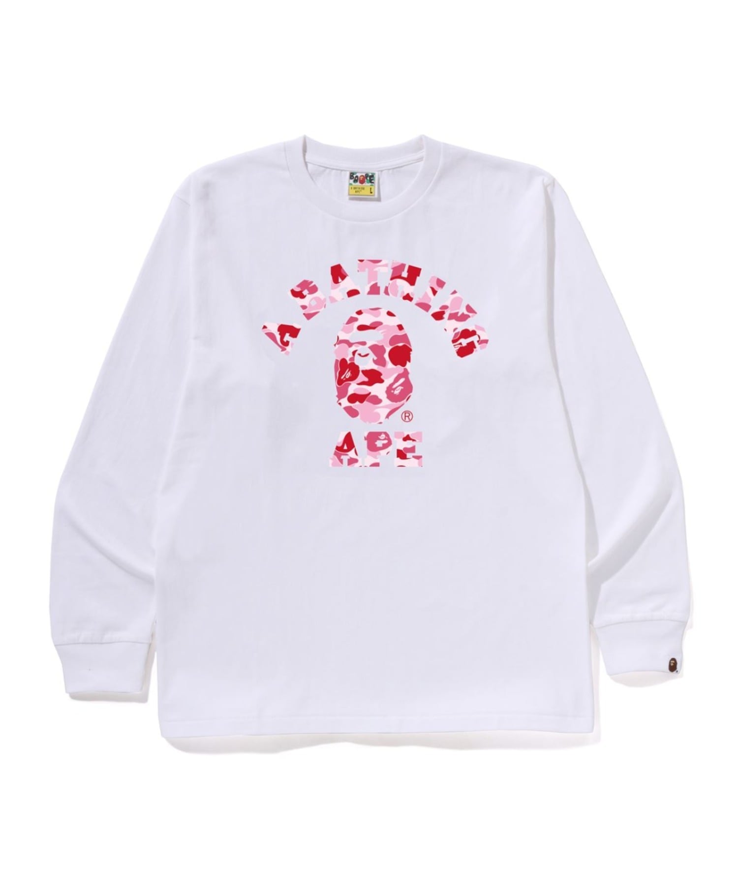 A BATHING APE｜ABC CAMO COLLEGE LS TEE | Rakuten Fashion(楽天
